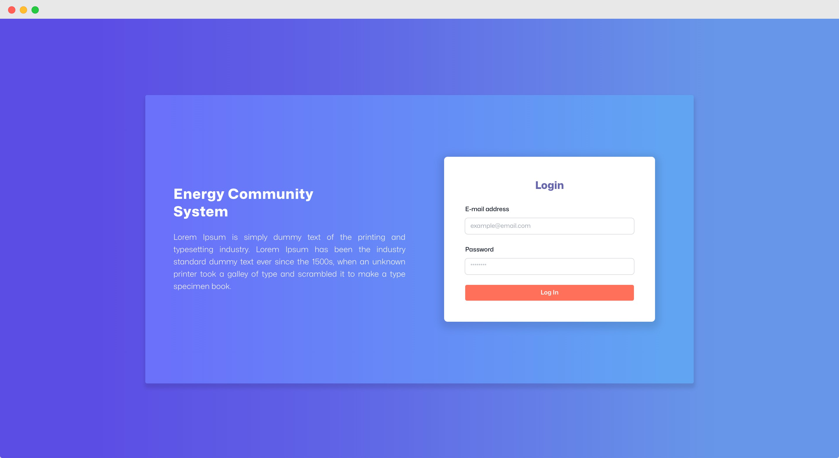 Energy community system